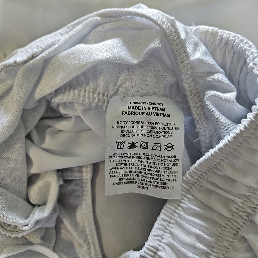Nike Tempo White Dri-FIT Athletic Running Shorts - Picture 8 of 9